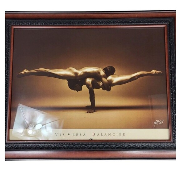 Michael Pilon "Vis Versa Balancier" Erotic Framed Autograph Cirque Du Soleil - Picture 7 of 12